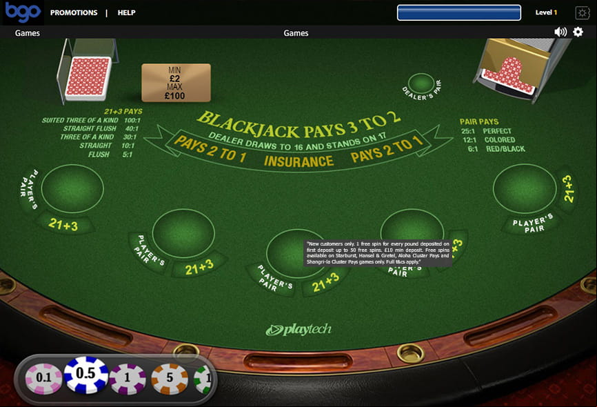 Blackjack Games to Play at BGO