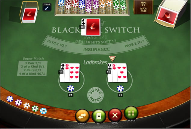 Play Blackjack Switch for Free