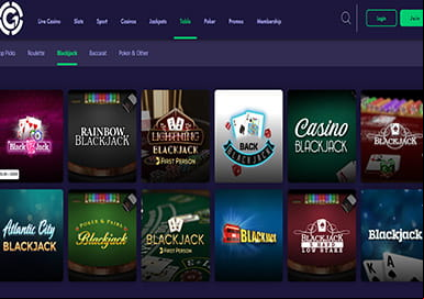 The Grosvenor Online Blackjack Casino